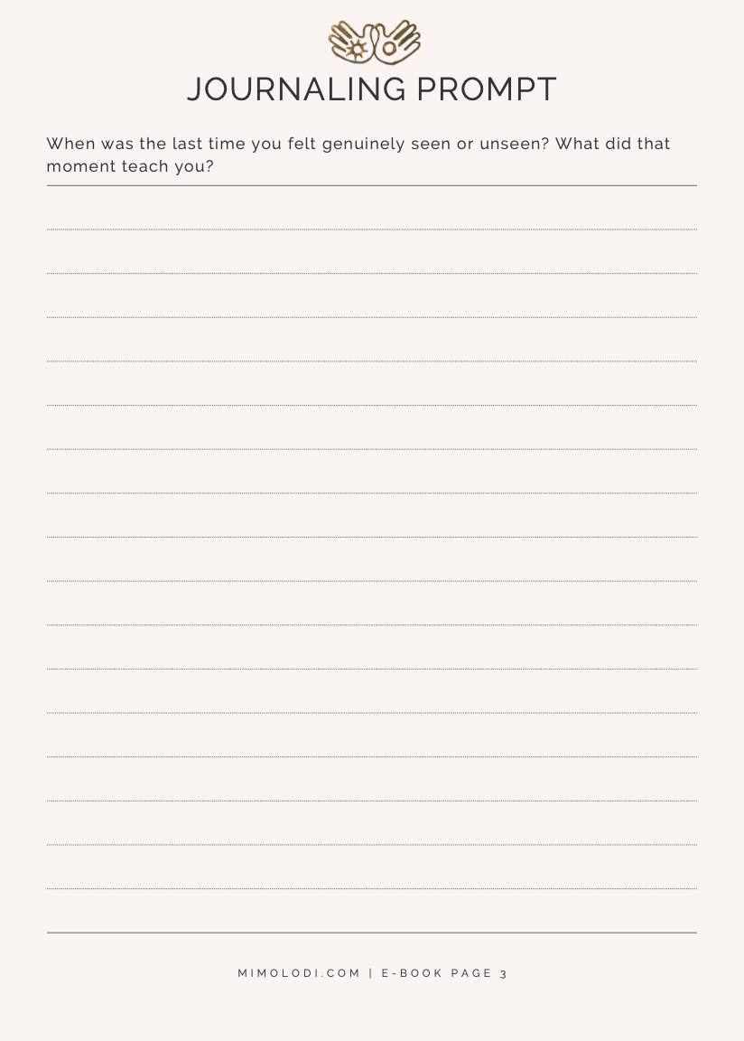I See You: An Affirmation Workbook to Awaken Your Inner Power